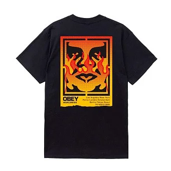 Футболка Obey Obey Icon Stencil Flame