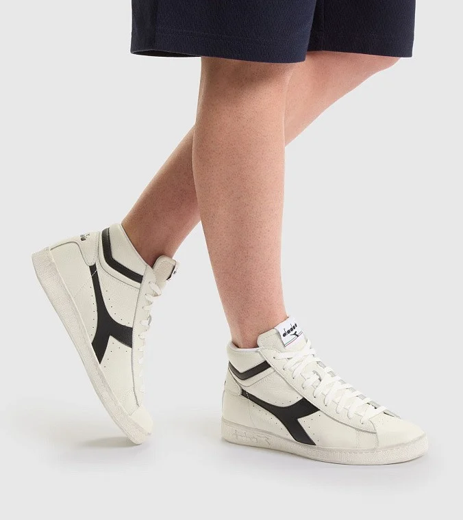 Кроссовки Diadora Game L High Waxed White / Black
