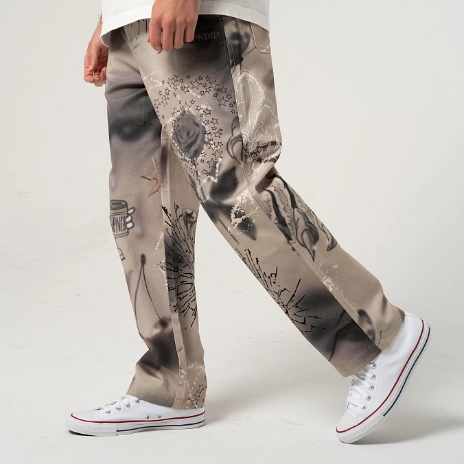Брюки RIPNDIP Stargazing Carpenter Straight Leg Pants Multi